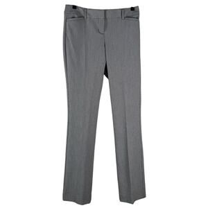 NWT Express Women's Black & White Stretch Mid Rise Bootcut Dress Pant Size 2